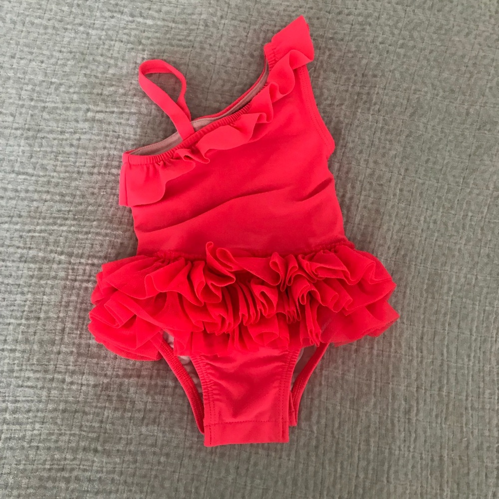 Hot pink swimsuit EUC